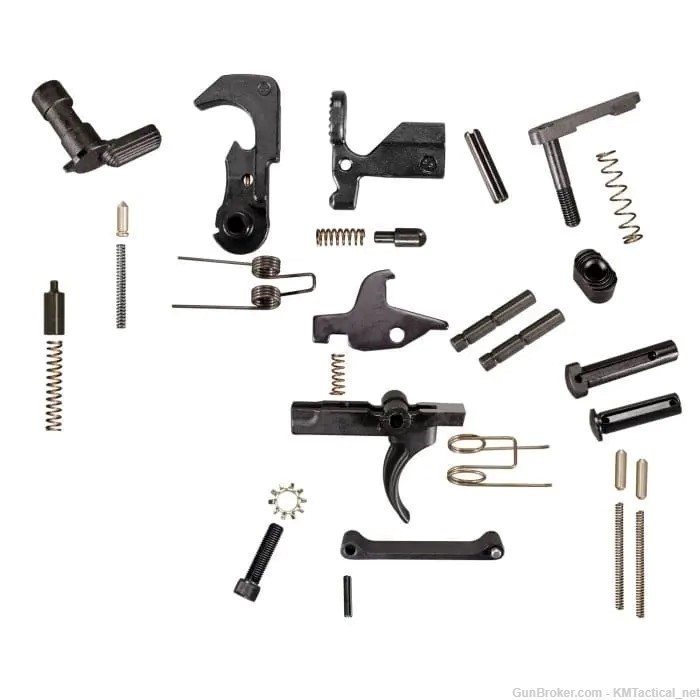 AR15 LPK Lower Parts Kit - (Minus Grip) AR 15 Build 80% AR-15 Trigger-img-0