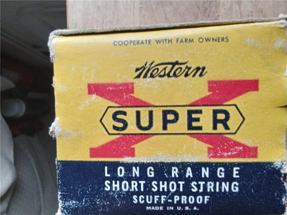 Vintage Western Super-X 410 shotgun ammo-2 boxes-2 1/2" & 3"-7 1/2 shot-img-10