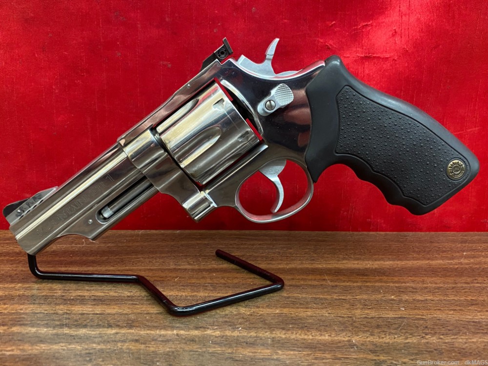 Taurus Model 44 Mountaineer 1 .44 Magnum 6 Shot Stainless Steel Revolver -img-1