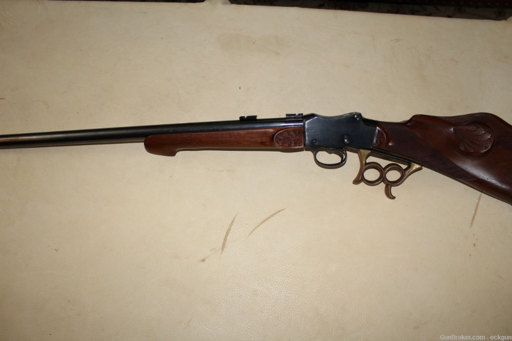 Martini 225 Winchester Custom Schuetzen rifle, 225 Win Left hand -img-10