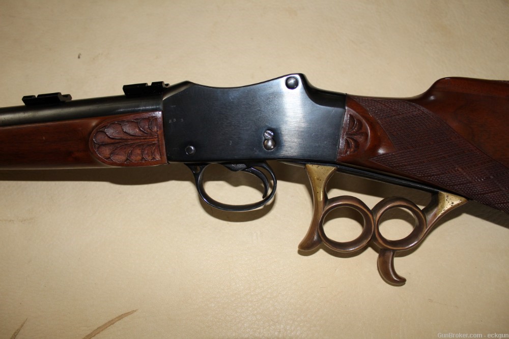 Martini 225 Winchester Custom Schuetzen rifle, 225 Win Left hand -img-12