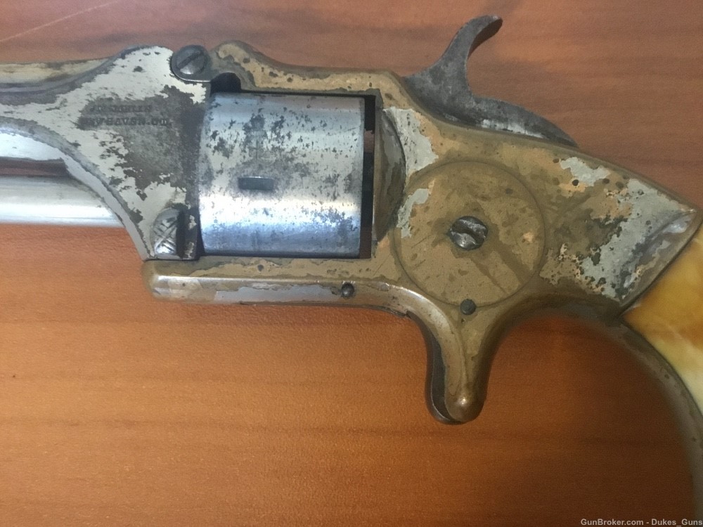J.M. Marlin XXX Standard 1872 Pocket revolver,.30Rimfire RARE-img-8