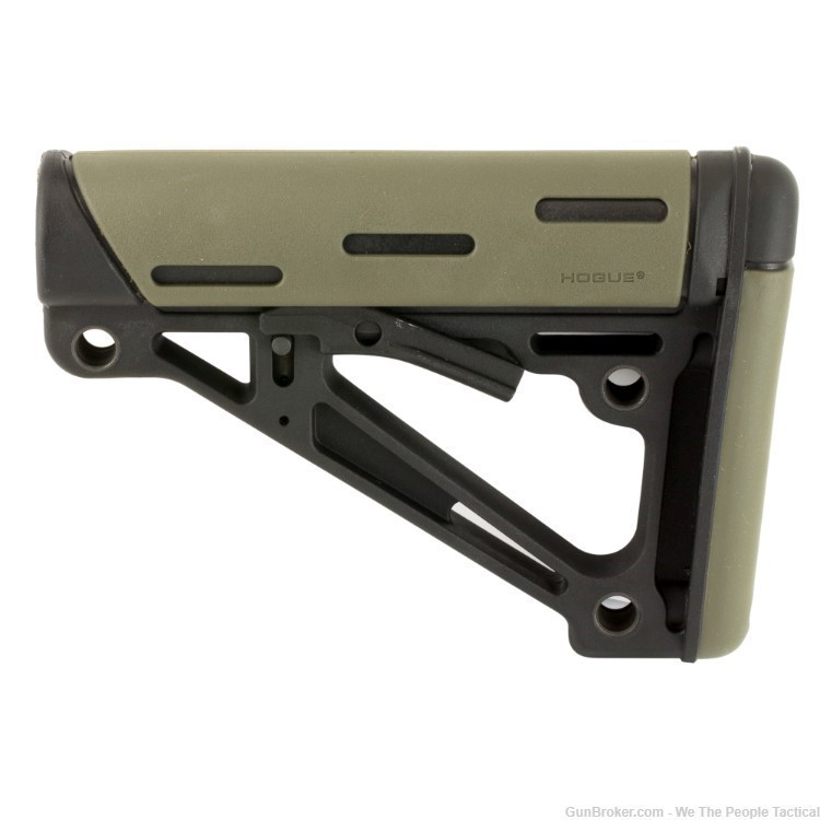 Hogue Overmolded 6-Pos Stock Mil-Spec AR15 M4 M16 300 BO OD Green NEW-img-0