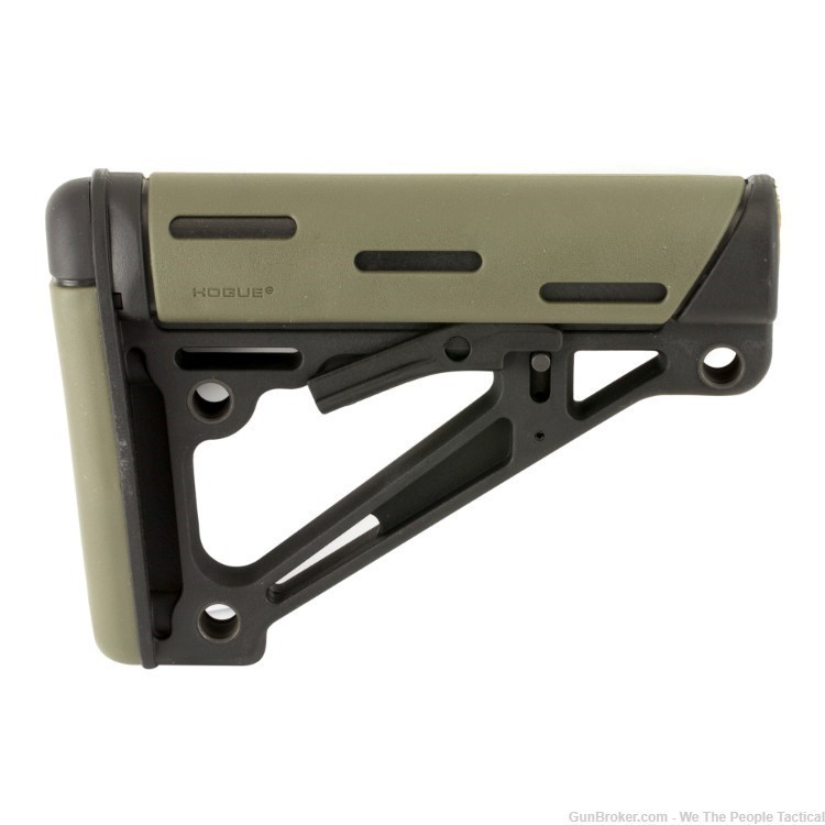 Hogue Overmolded 6-Pos Stock Mil-Spec AR15 M4 M16 300 BO OD Green NEW-img-1