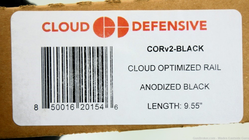 CLOUD DEFENSIVE CLOUD OPTIMIZED RAIL 9.55" CORV2-BLACK FREE SHIPPING-img-2