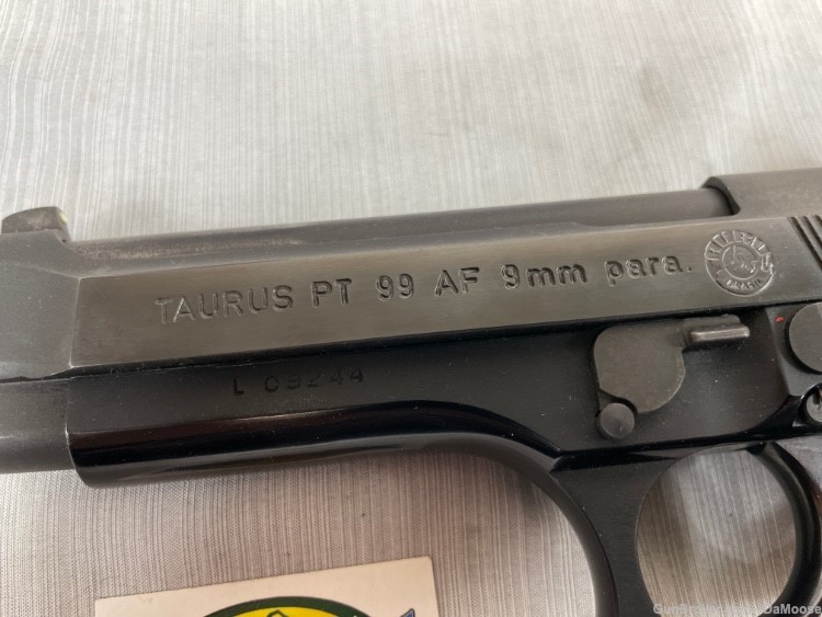 Taurus PT 99 AF Pistol 9mm Para (Beretta 92 Clone) -img-9