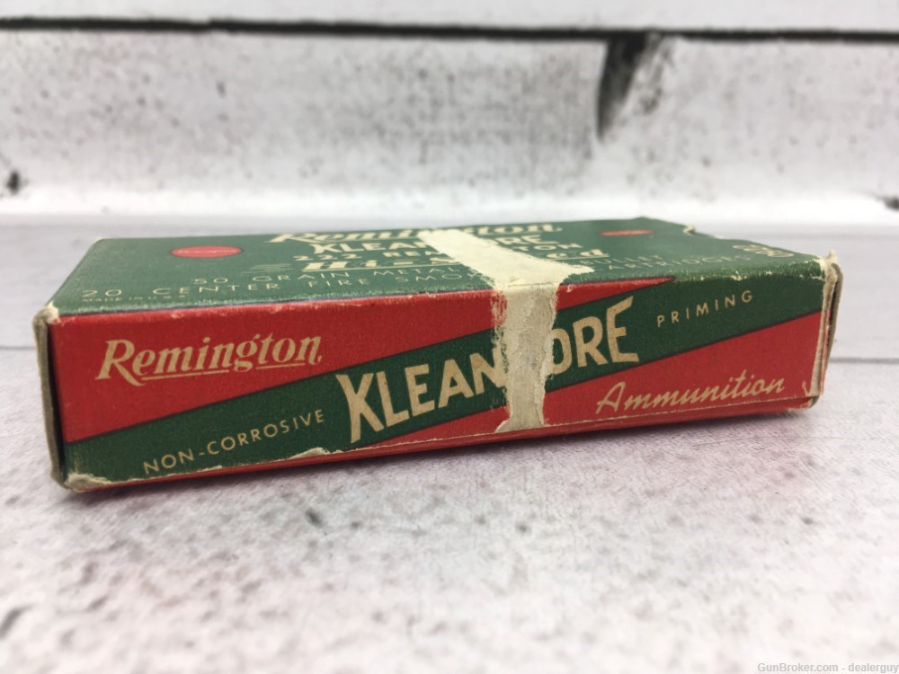 Remington .222 REM Kleanbore 50gr Metal Cased Ammo 20 Rounds Vintage-img-3