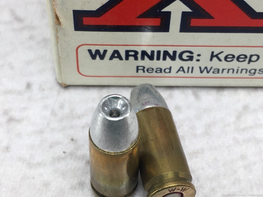 Winchester Western 9mm Luger 115gr Silvertip Hollow Point 50 Rounds Vintage-img-2