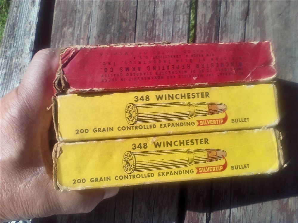 56 rds Winchester 348 200 gr. Silvertip ammo-img-2