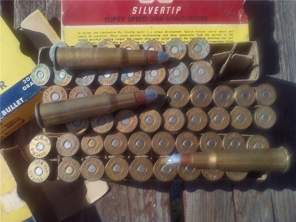 56 rds Winchester 348 200 gr. Silvertip ammo-img-3