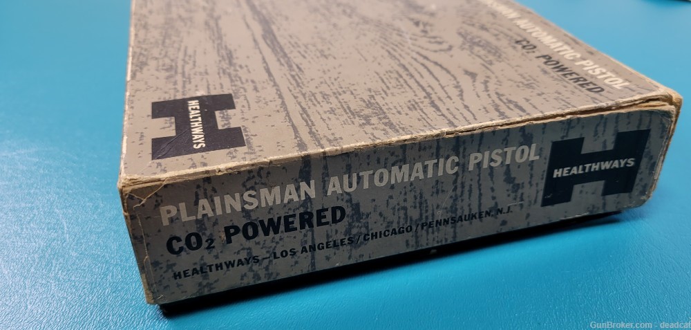 Heathways Plainsman Model 9401 Air Pistol CO2 in Box Papers & Provenance-img-14