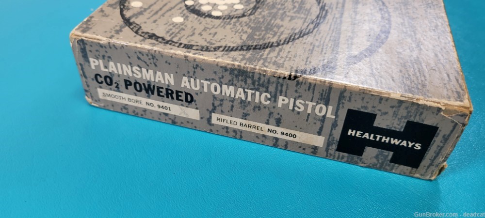 Heathways Plainsman Model 9401 Air Pistol CO2 in Box Papers & Provenance-img-16