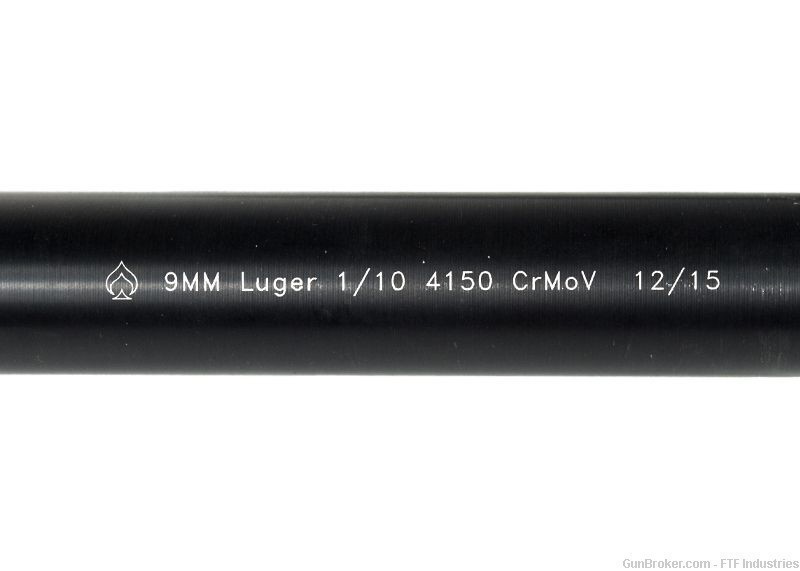 Ballistic Advantage AR15 (9mm 1-10) 5.5 inch QPQ Finish Barrel 1/2x28 tpi-img-2