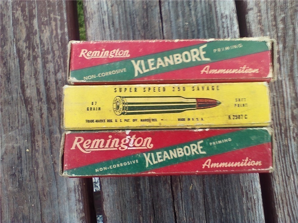 Remington Winchester 250 Savage 87 gr & empties-img-2