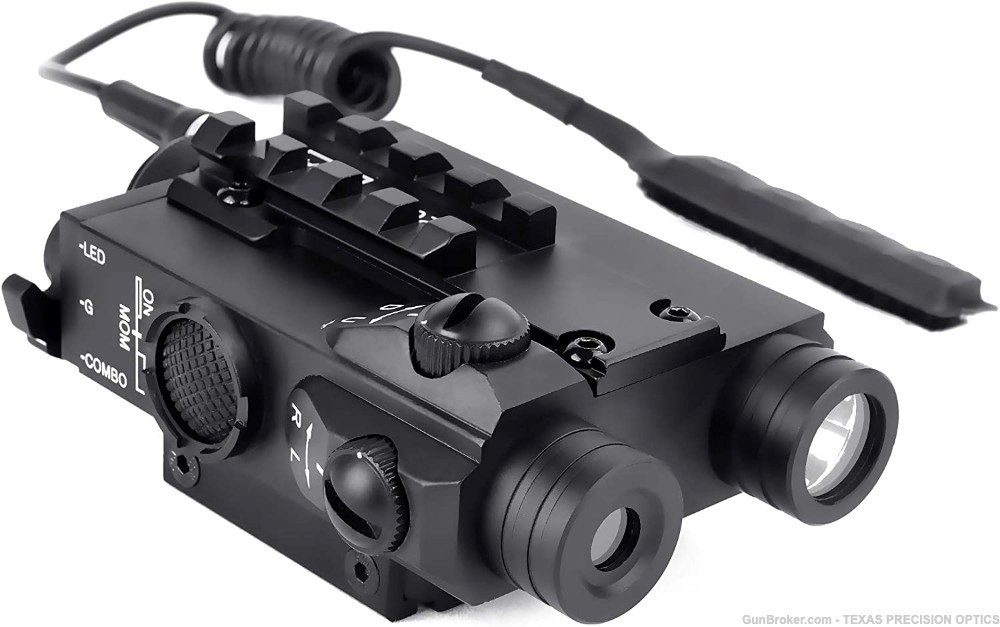 Sniper FL2000 Tactical Green Laser Sight w/LED LIGHT FIT for Picatinny rail-img-4