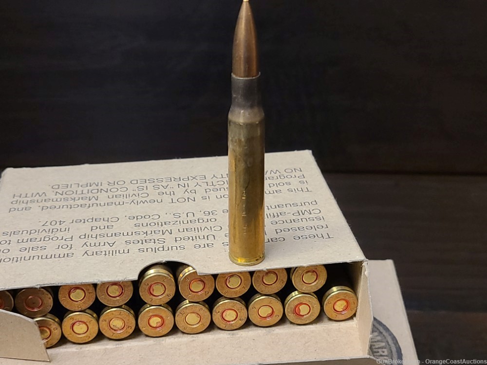 120 Rounds of Lake City CMP .30-06 Springfield 150gr. M1 Garand Ball Ammo-img-1