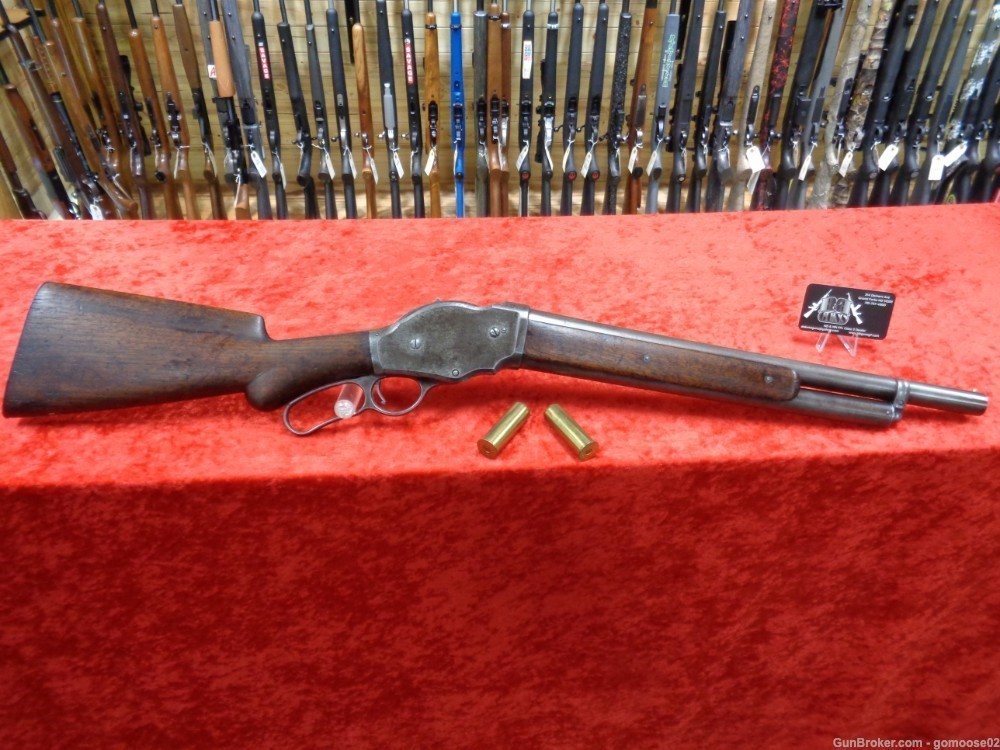 Winchester Model 1887 12 Gauge Lever Action Shotgun 1897 Terminator I TRADE-img-1
