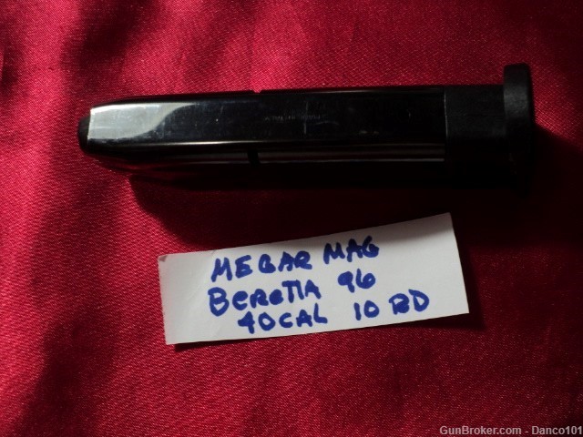 BERETTA M-96 MEGAR MAG  10 round 40 S&W MAGAZINE-img-3