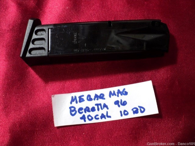BERETTA M-96 MEGAR MAG  10 round 40 S&W MAGAZINE-img-0
