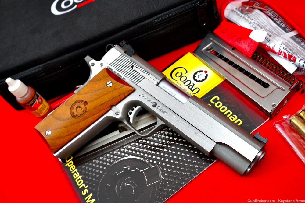 Ultra Rare & Spectacular Coonan Classic .357 Magnum Like New-img-5