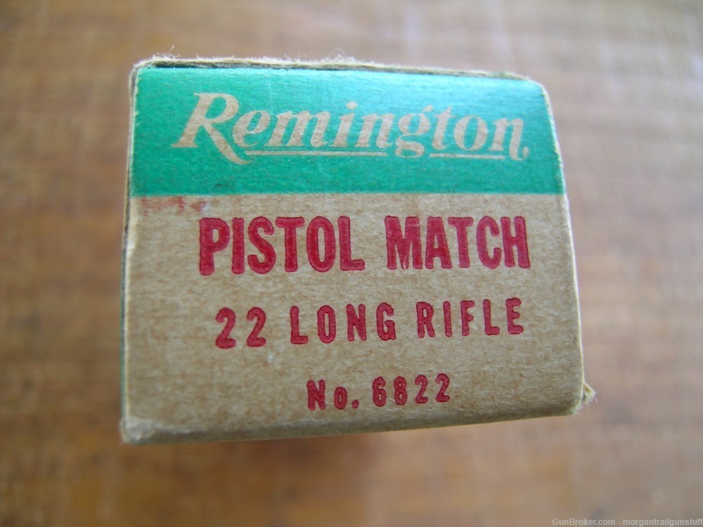 Vintage Remington .22 Pistol Match Ammo Full Box/50-img-5