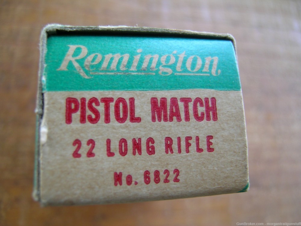 Vintage Remington .22 Pistol Match Ammo Full Box/50-img-4