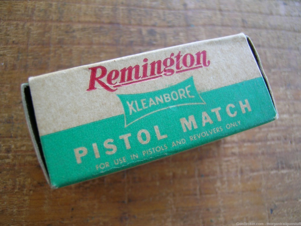 Vintage Remington .22 Pistol Match Ammo Full Box/50-img-2