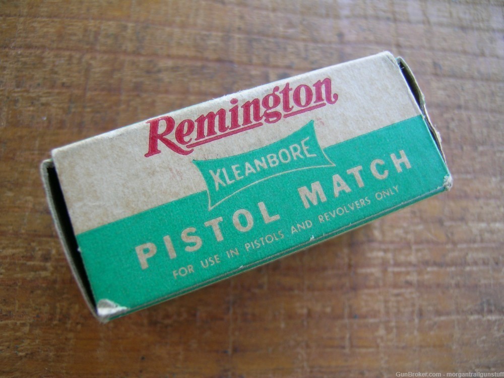 Vintage Remington .22 Pistol Match Ammo Full Box/50-img-3