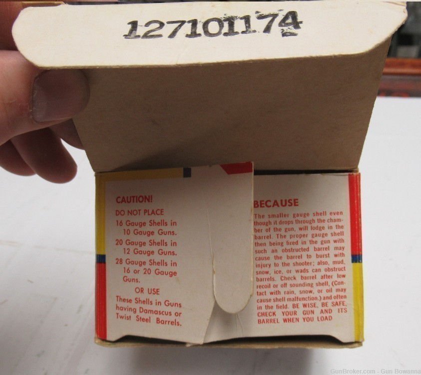 Alcan 16ga GameMax Shotshell box Partial box 6rds - Vintage-img-7