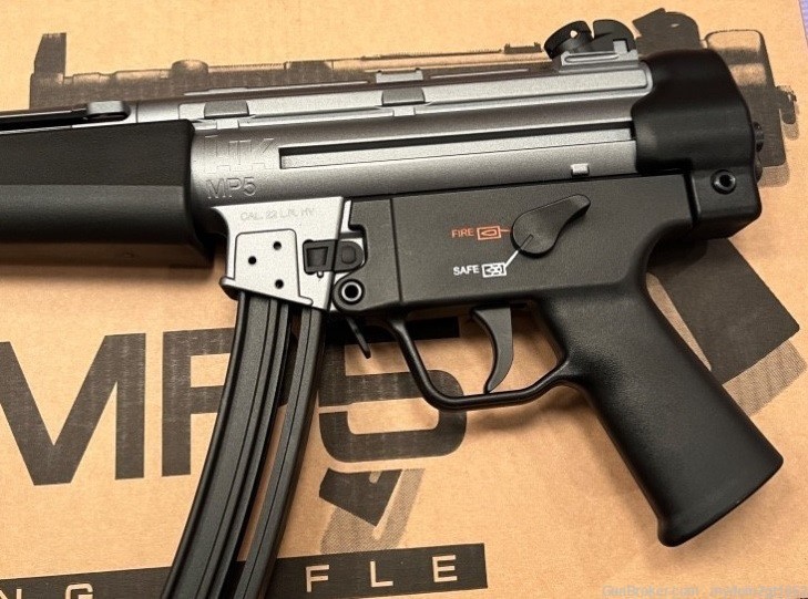 NEW Heckler and Koch MP5 Grey & Black Pistol 8.5" Barrel .22LR 25 Round-img-2