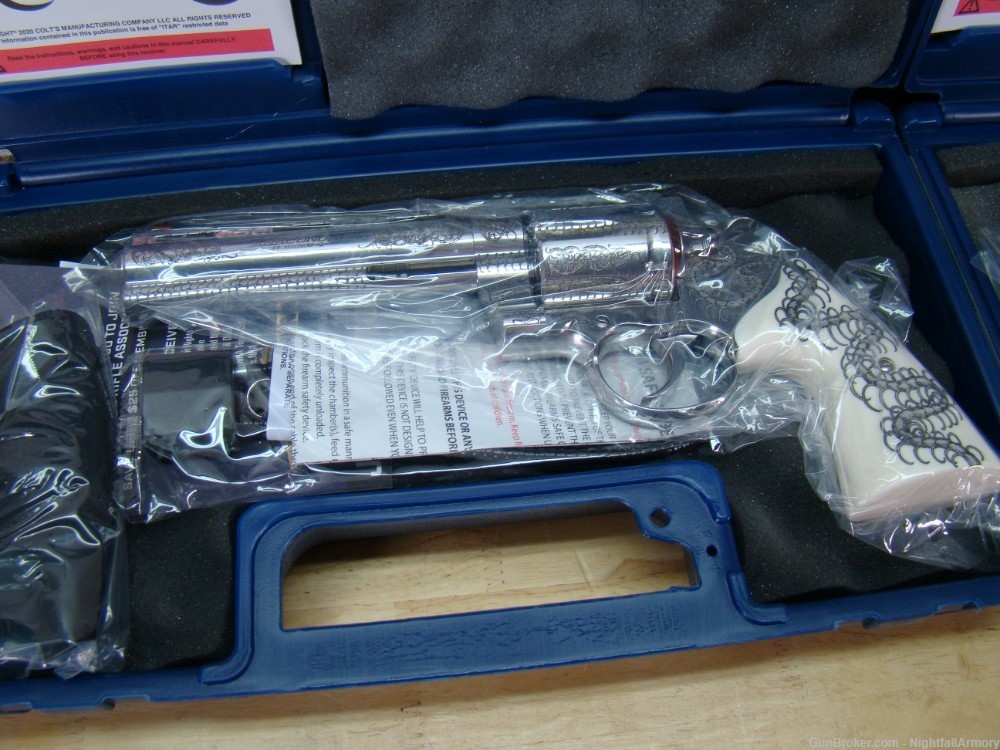 Colt Anaconda Untamed .44 MAG 6" Revolver engraved 1 of 200 SS Magnum WOW!-img-3