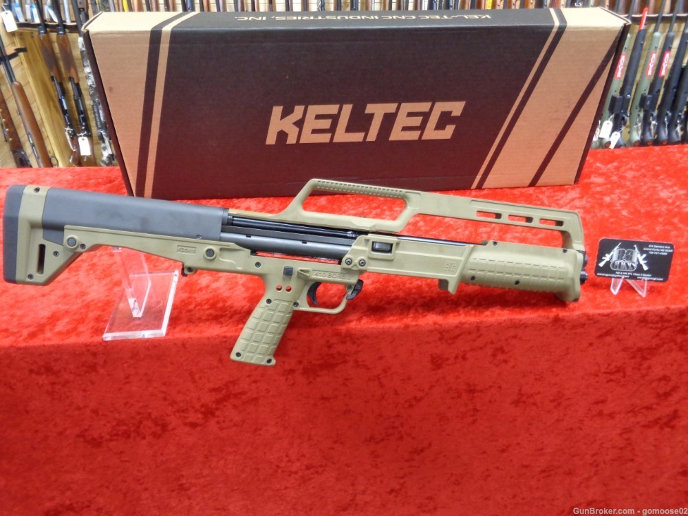 NEW Keltec KSG 410 Gauge FDE 3" Magnum 14 Shot Bull Pup Shotgun WE TRADE!-img-1