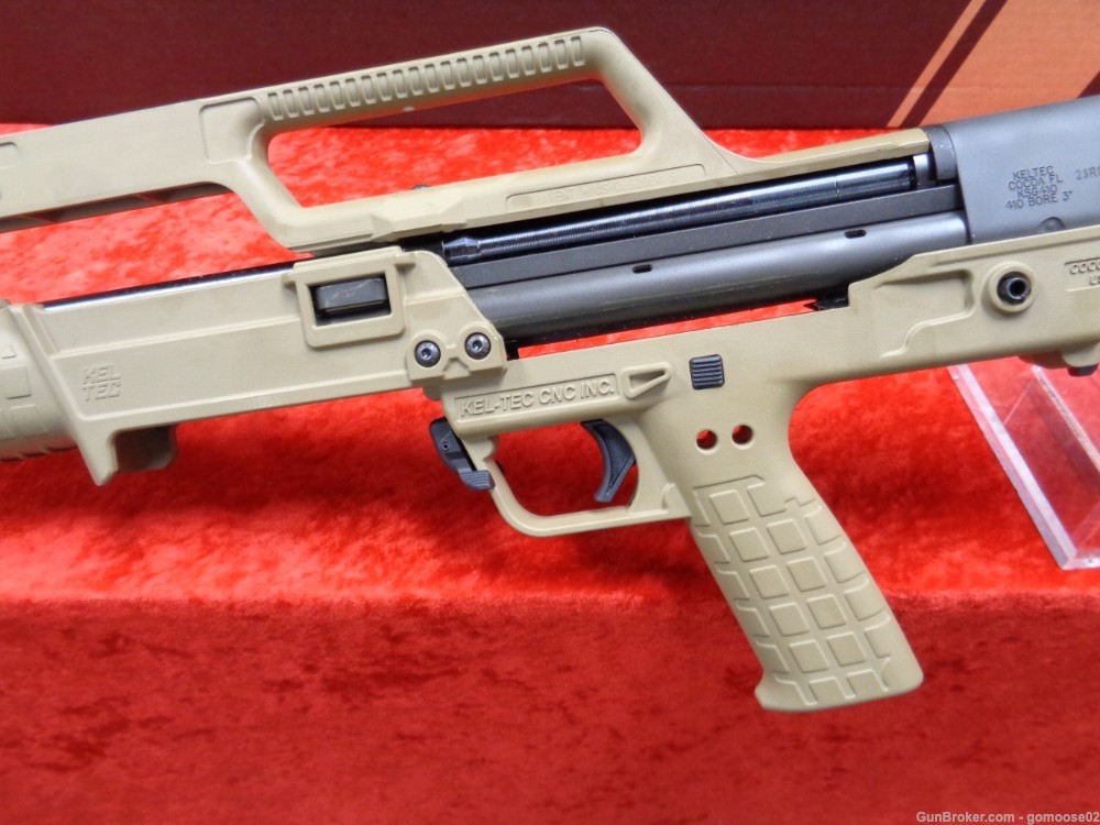 NEW Keltec KSG 410 Gauge FDE 3" Magnum 14 Shot Bull Pup Shotgun WE TRADE!-img-4