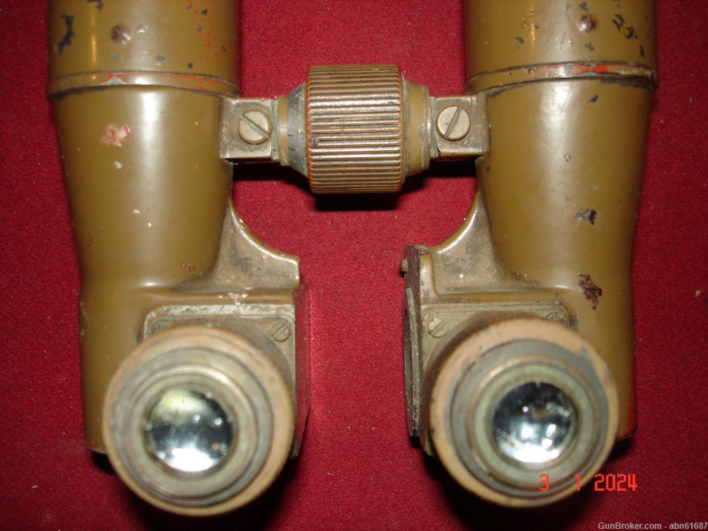 WWII Japanese type 93 trench periscope, artillery binoculars 8x62-img-2