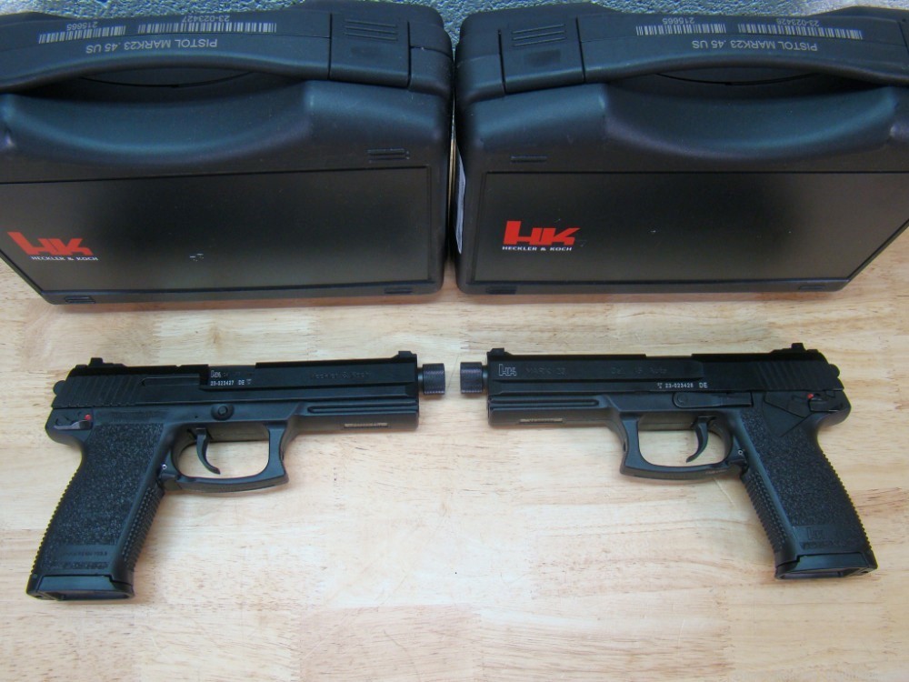 (2) H&K Mark 23 .45acp Pistols HK Mk23 12rd 81000078 Consecutive # Pair 45-img-14