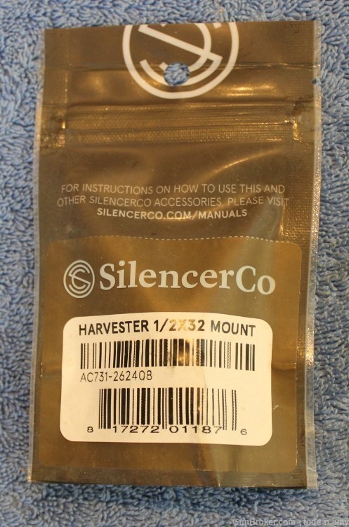 SilencerCo Harvester 1/2x32 .5x32 Mount #AC731-262408 Brand New & Sealed!-img-1