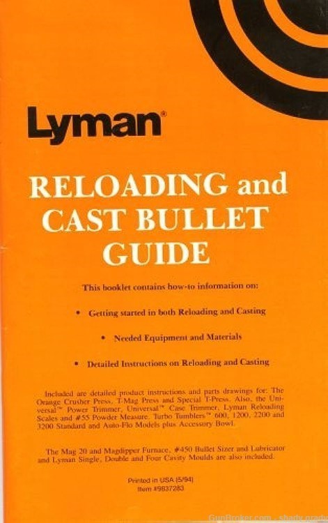 lyman reloading cast bullet guide -img-0