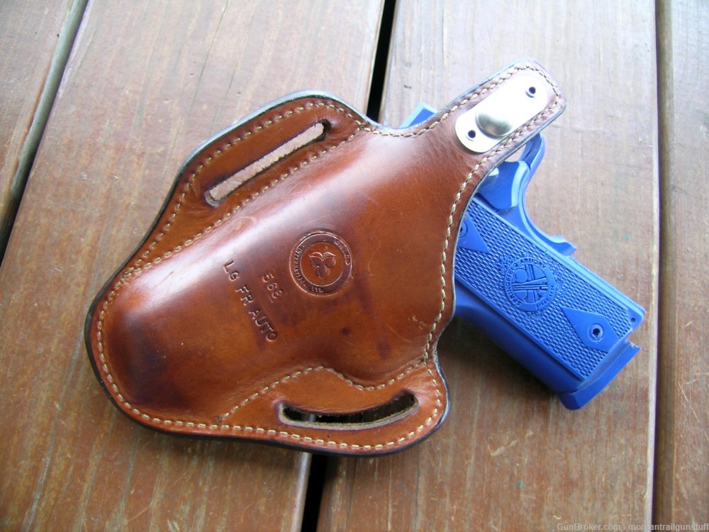Galco #568 Lined Leather Thumbsnap Holster Colt 1911 3" & 3-1/2"-img-4