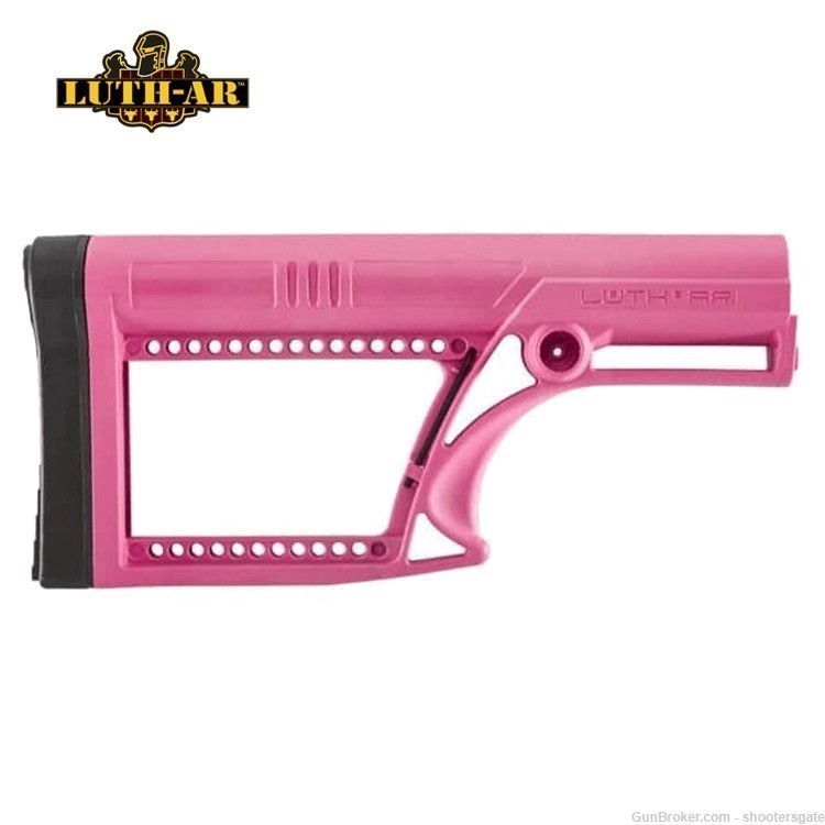 LUTH-AR MBA-2 RIFLE BUTTSTOCK, PINK-img-0