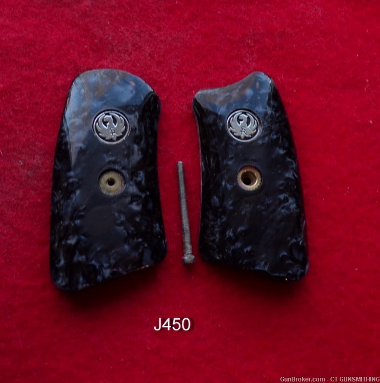 Kirinite Black Ice Pearl Grip Inserts w/Mdlns for the Ruger SP101 Models!-img-0