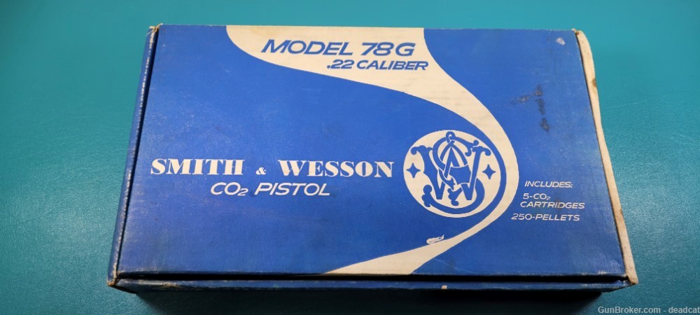 Smith & Wesson Model 78G CO2 Air Pistol .22 Cal in Box Papers & Provenance-img-11