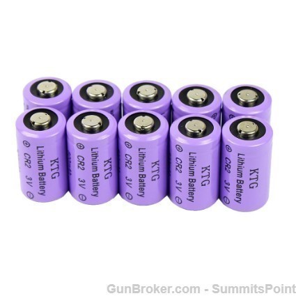 SP 10 Pack CR2 3V Lithium Battery for Scopes Laser-img-0