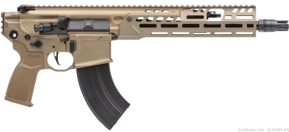 SIG SAUER MCX SPEAR-LT COYOTE FDE FINISH PISTOL (1) 28 MAG 11" BBL 7.62X39-img-0