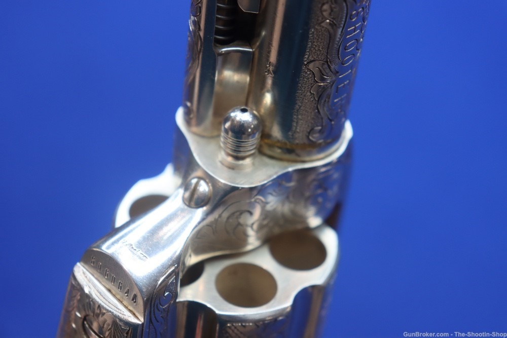 Colt Model Single Action Army Revolver Master Hand Engraved 44-40 Nickel 44-img-31