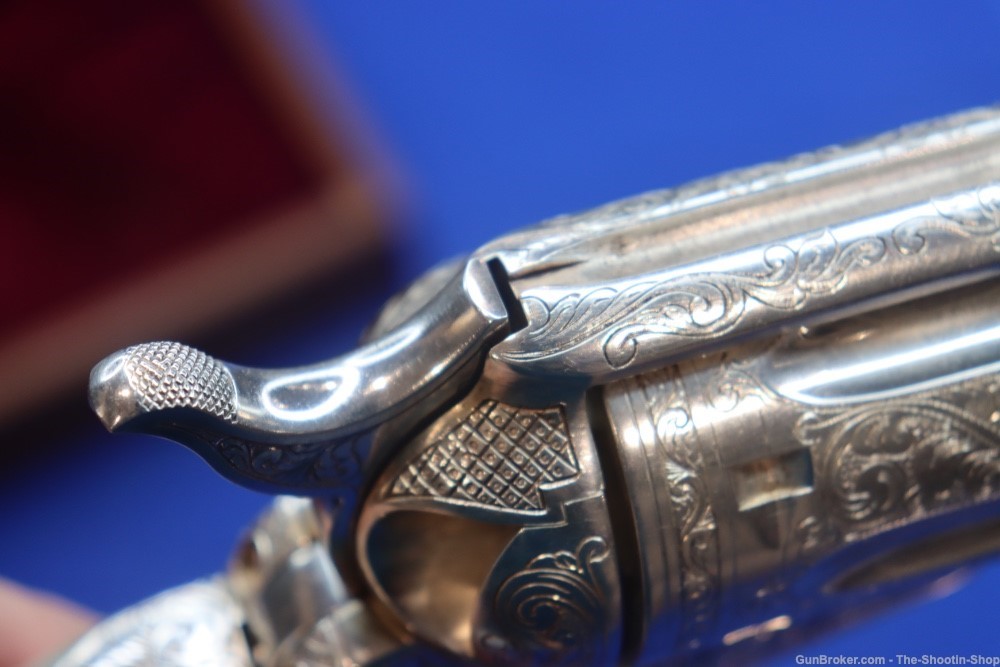 Colt Model Single Action Army Revolver Master Hand Engraved 44-40 Nickel 44-img-46