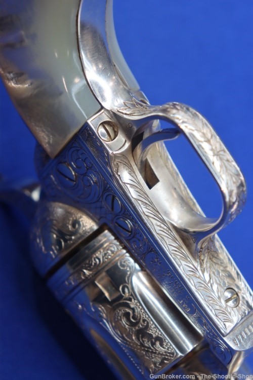 Colt Model Single Action Army Revolver Master Hand Engraved 44-40 Nickel 44-img-25