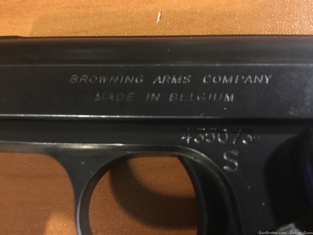 1968 Browning Baby Browning.25ACP 6.35mm Belgium Excellent condition -img-4