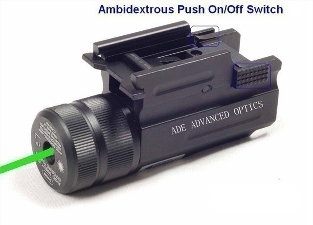 LS008G-A ADE Green Pistol Rifle Laser Sight For Ruger SR9-img-0