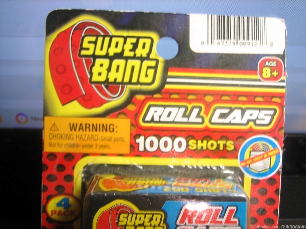 JA-RU SUPER BANG ROLL CAPS 4 PACK 1000 SHOTS TOTAL-img-3
