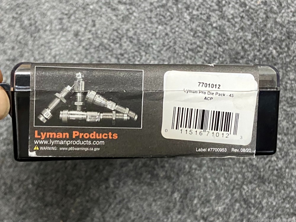 Lyman Pro Die Pack .45 Auto / ACP - Gently Used-img-1
